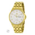 RELOJ MAREA CABALLERO ARMIS ACERO IP DORADO ESF. BLANCA CALENDARIO 