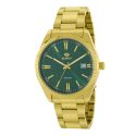 RELOJ MAREA CABALLERO ARMIS ACERO IP DORADO ESF. VERDE 