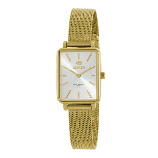 RELOJ MAREA SEÑORA CORREA ACERO IP DORADO MALLA ESF. CUADRADA 