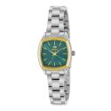 RELOJ MAREA SEÑORA ARMIS ACERO ESF. IP DORADO VERDE 