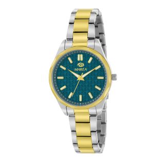 RELOJ MAREA SEÑORA ARMIS ACERO BICOLOR ESF. AZUL