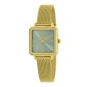 RELOJ MAREA SEÑORA CORREA MALLA ACERO IP DORADO, ESF. VERDE 