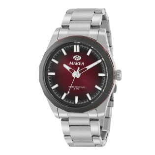 RELOJ MAREA CABALLERO ARMIS ACERO ESF. ROJA 