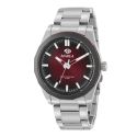 RELOJ MAREA CABALLERO ARMIS ACERO ESF. ROJA 