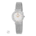 RELOJ MAREA SEÑORA CORREA DE MALLA ACERO ESF. BLANCA