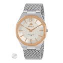 RELOJ MAREA CABALLERO CORREA MALLA ACERO ESF. IP ROSA 