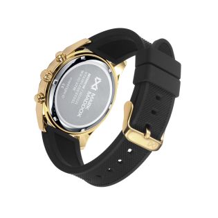 RELOJ MARK MADDOX CAB ACERO IP DORADO CORREA 
