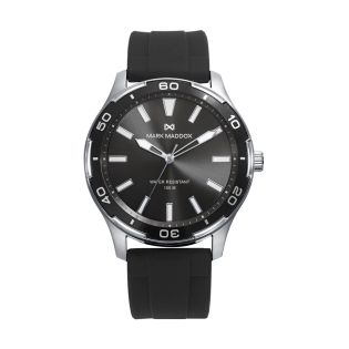RELOJ MARK MADDOX CAB ACERO CAUCHO
