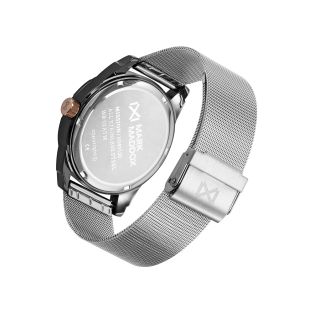 RELOJ MARK MADDOX CAB ACERO IP GRIS BRAZALETE