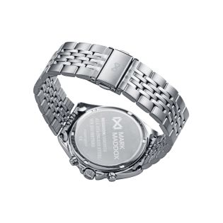 RELOJ MARK MADDOX CABALLERO BRAZALETE ACERO CRONO ESF VERDE