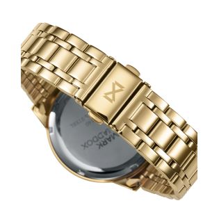 RELOJ MARK MADDOX CAB ACERO ACERO IP DORADO BRAZALETE