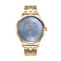 RELOJ MARK MADDOX CAB ACERO IP DORADO BRAZALETE
