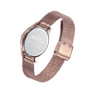RELOJ MARK MADDOX ACERO IP ROSA BRAZALETE