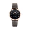 RELOJ MARK MADDOX SRA ACERO IP ROSA Y NEGRO BRAZALETE GEENWI