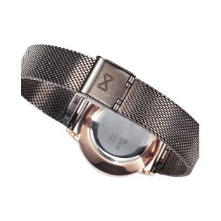 RELOJ MARK MADDOX SRA ACERO IP ROSA Y NEGRO BRAZALETE GEENWI