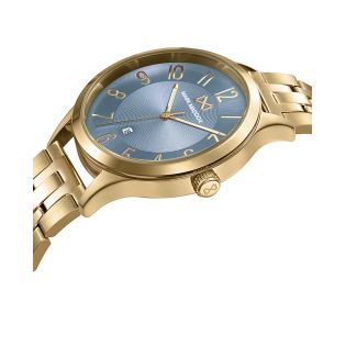 RELOJ MARK MADDOX SRA ACERO IP DORADO BRAZALETE