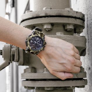 RELOJ CALYPSO CAB. ANADIG CORREA ESFERA MARRÓN VERDE