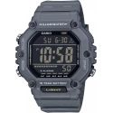 RELOJ CASIO DIGITAL CORREA GOMA ESF. NEGATIVO 