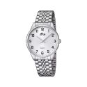RELOJ LOTUS CAB ACERO ESF BLANCA