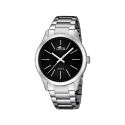 RELOJ LOTUS CAB  ACERO ANALOGICO ESF NEGRA