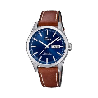 RELOJ LOTUS CAB CRONO ACERO CORREA ESF AZUL