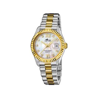 RELOJ LOTUS SRA ACERO BICOLOR ESF NACAR