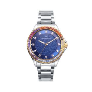 RELOJ MARK MADDOX ACERO IP DORADO BRAZALETE