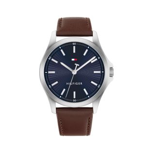 RELOJ TOMMY HILFIGER CAB ACERO CORREA ESF AZUL