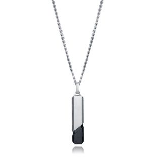 COLGANTE VICEROY CABALLERO ACERO IP NEGRO PLACA 