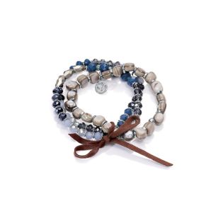 PULSERA VICEROY METAL RODIO SINTE Y CRISTAL