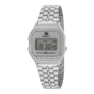 RELOJ MAREA SEÑORA DIGITAL ARMIS ACERO CIRCONITAS 