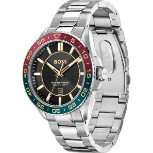 RELOJ BOSS CAB ACERO BRAZALETE ESF GRIS OSCURO 