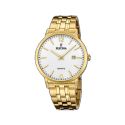RELOJ FESTINA CAB CHAPADO ORO ACERO ESF BLANCA