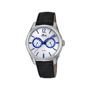 RELOJ LOTUS CAB MULTF ACERO CORREA ESF AG/AZ