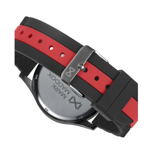 RELOJ MARK MADDOX CAB ACERO IP GRIS Y ALUMINIO  CORREA