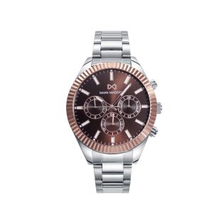 RELOJ MARK MADDOX CAB ALUMINIO Y ACERO BRAZALETE