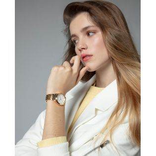 RELOJ MARK MADDOX SRA ACERO IP DORADO BRAZALETE