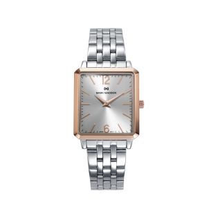 RELOJ MARK MADDOX SEÑORA BRAZALETE ACERO ESF. CUADRADA IP ROSA