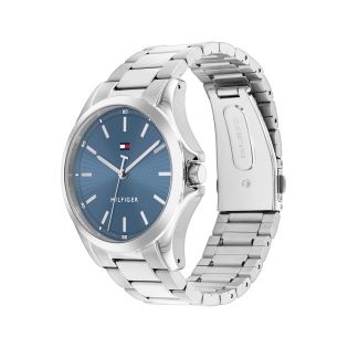 RELOJ TOMMY HILFIGER CAB ACERO ESF AZUL BRAZALETE