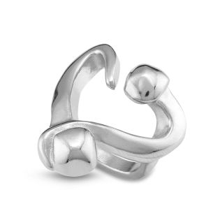 ANILLO UNO DE 50 CON FORMA DE CORAZÓN 