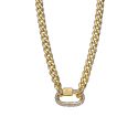 COLGANTE LOTUS STYLE SRA ACERO CHAPADO