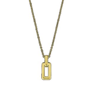 COLGANTE LOTUS STYLE SRA ACERO CHAPADO