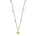 COLGANTE LOTUS STYLE SRA ACERO CHAPADO ESTRELLA