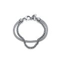 PULSERA VICEROY ACERO CADENA DOBLE 