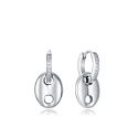 PENDIENTES VICEROY ACERO CIRCONITAS