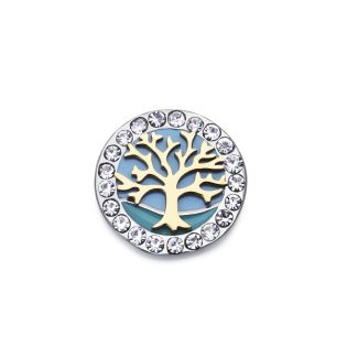 MOTIVO VICEROY ACERO IP DORADO ARBOL CIRCONITA