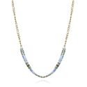 COLGANTE VICEROY ACERO IP DORADO CRISTALES SRA