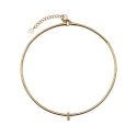 COLGANTE VICEROY SRA ACERO IP DORADO TUBOGAS LAURA