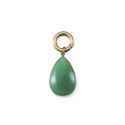 MOTIVO VICEROY COLGANTE IP DORADO PIEDRA NATURAL VERDE LAURA