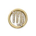 MOTIVO VICEROY ACERO IP DORADO CIRCULAR VIRGO